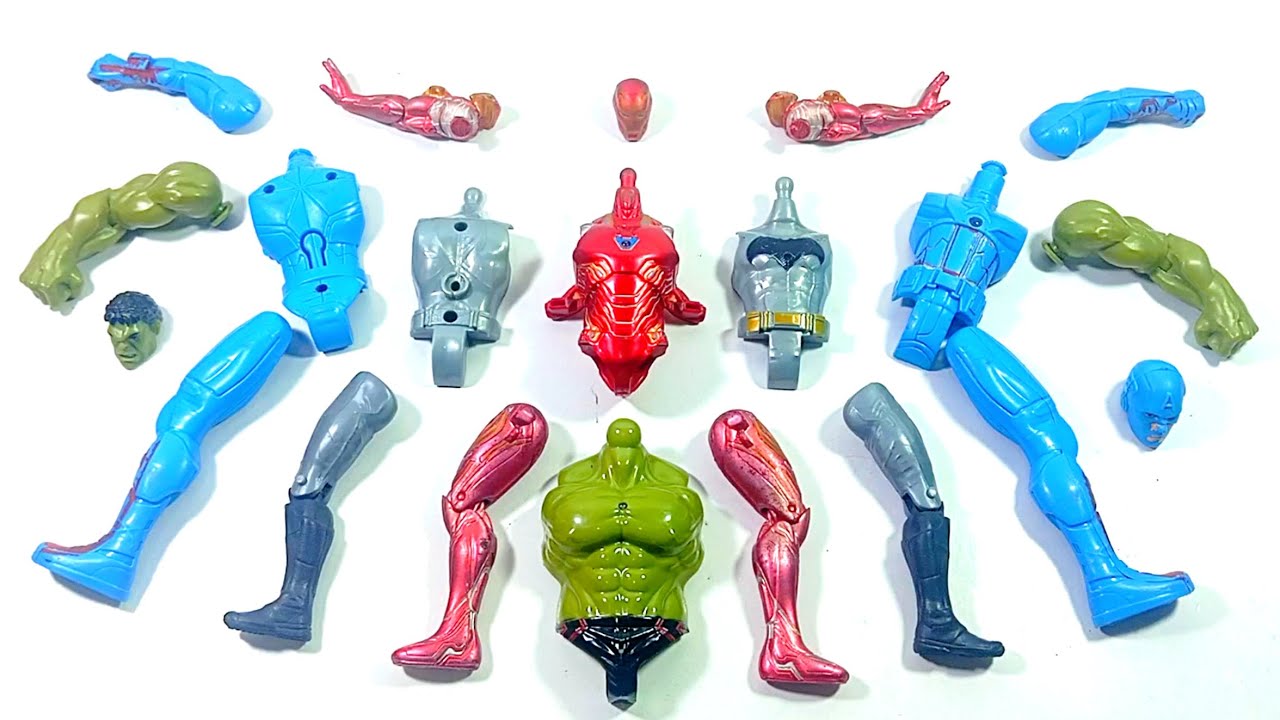 AVENGERS SUPERHERO..IRONMAN vs BATMAN vs CAPTAIN AMERICA vs HULK SMASH.. 