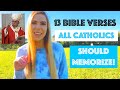 13 APOLOGETICS BIBLE VERSES ALL CATHOLICS SHOULD MEMORIZE!!