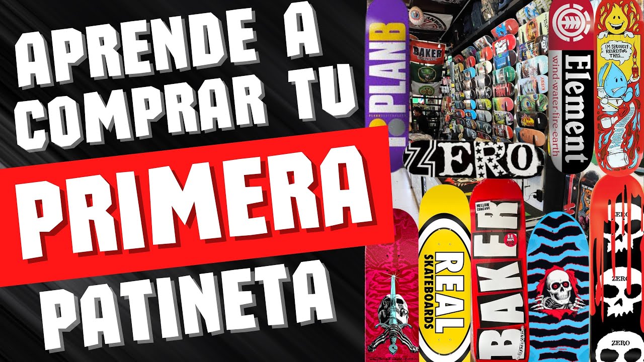 NO compres tu PRIMERA TABLA de SKATE sin ver este video