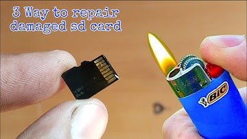3 Way To Repair Damaged Sd Card,Repair A Corrupted Memory Card 💯% Working,Expert 101