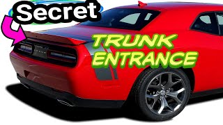 Emergency Trunk Entrance. Dodge Challenger Charger Chrysler 300 How to get inside your trunk.