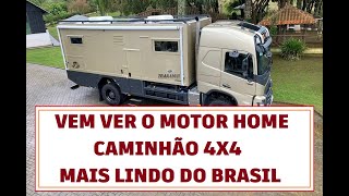 MOTOR HOME CAMINHÃO 4x4 MODELO TRAILEMAR STRONGER (PARTE 1  EXTERNO)