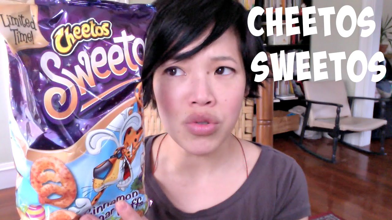 Tasting Cheetos Sweetos -- cinnamon puffs | emmymade