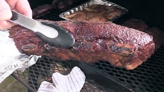 Texas Flanken Style Beef Ribs on the Yoder Wichita