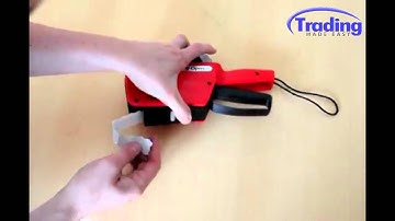 How to load a Open C6 Price Labelling Gun with labels