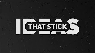 Stomp Typography Intro- Ideas That Stick