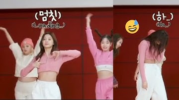 Tzuyu dance practice cute mistake