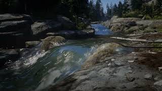Binaural flowing Creekwater  Colorado 1Hr #Ambience #Mood #Nature #Water #asmr  Single Scene 67 min.