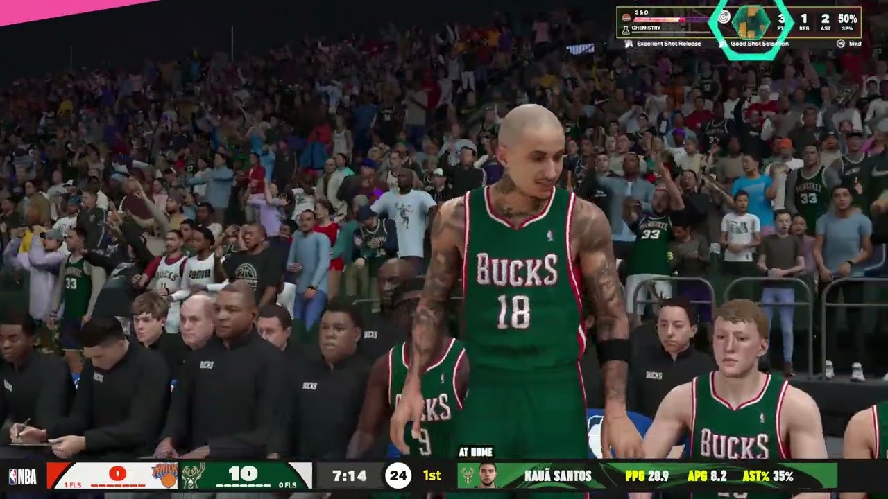 NBA 2K26 – MyCareer | EP 46: Bucks x Knicks — atuação absurda do MP e amasso extremo!