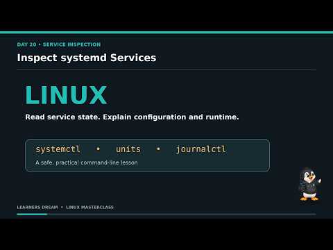 Linux Day 20: systemd Services | Active vs Enabled, Units & Logs