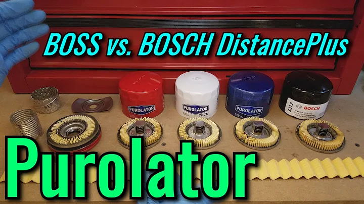 Purolator Oil Filters Cut Open! | vs BOSCH/FRAM