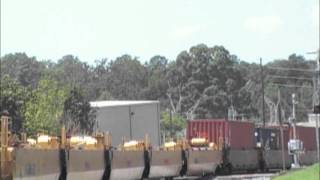 NS 201 UP intermodal & NS westbound mixed freight