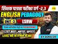 MPTET PATRATA VARG-2 & 3 ENGLISH PEDAGOGY LSRW | CTET, REET, MPTET, UPTET PYQ QUESTIONS BY SONU SIR
