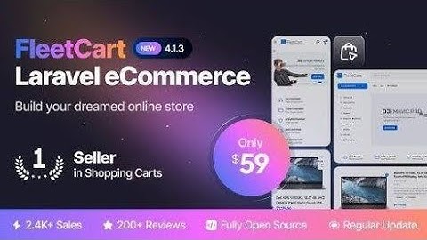 FleetCart Modern E-commerce CMS Website Script l FleetCart E-commerce Website Script 