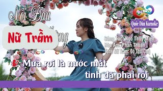 Karaoke Nỗi Đau Muộn Màng | Bossa Nova | Tone Nữ Trầm (Cm) | Quốc Dân Karaoke