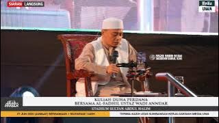 KULIAH DHUHA PERDANA USTAZ WADI ANNUAR