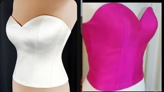 How to sew a Bustier Top