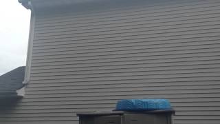 Explanation of the white dots on vinyl siding. oxidation caused by
nail heads under siding getting very hot.
http://www.firstchoicepowerwashing.com