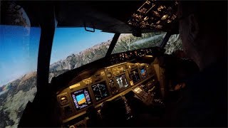 Flight on Boeing simulator and Cessna