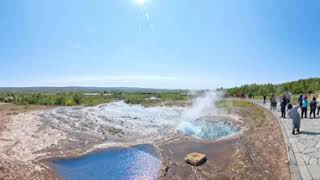 Blesi Geysir Iceland In 360