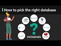 How to choose the right database