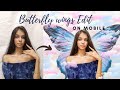 Butterfly Wings edit Picsart | How to edit photos in Picsart | Picsart Background change tutorial