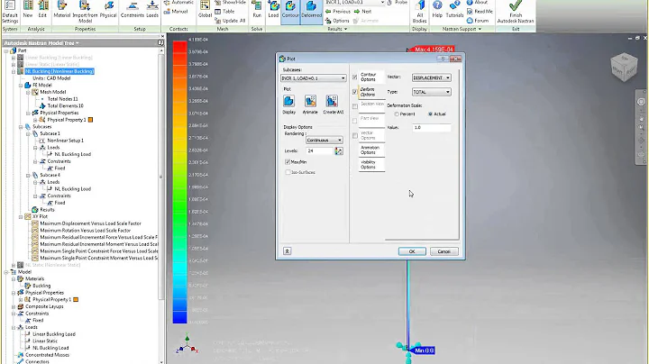 Buckling Verification with Autodesk Nastran In-CAD
