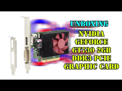 Unboxing used HP NVIDIA Geforce GT730 2GB DDR3 PCIE Graphic Card 🕹