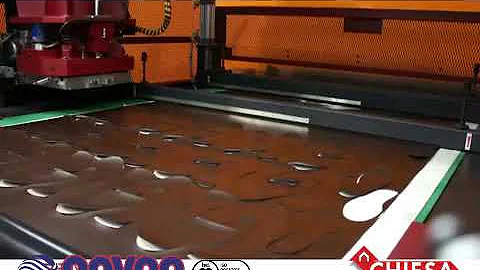 Cortadora con suaje computarizado CHIESA Mod  SANSON F1 BABY EDI