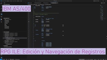 IBM AS/400 - RPG ILE: Edición y Navegación de Registros