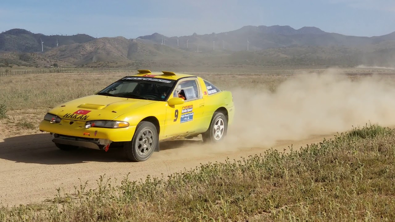 Rally Cars Make A Flying Finish - YouTube