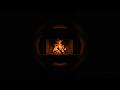 Fireplace in Endless Darkness 🔥🌑 | Dark Room Ambience (1 Hour) Deep Sleep #fireplacesounds #relax