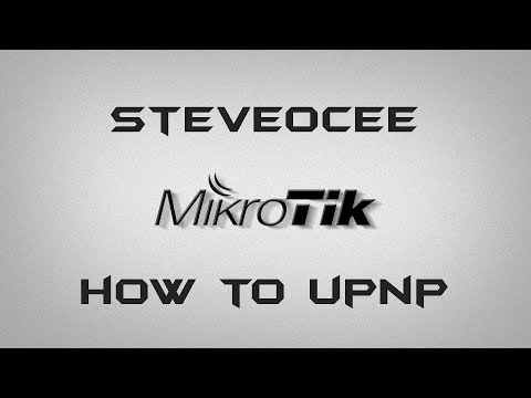 MikroTik Router OS UPnP enable through Winbox