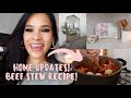 NEW House Updates 🏠 & My Beef Stew Recipe! 🍲 MissLizHeart