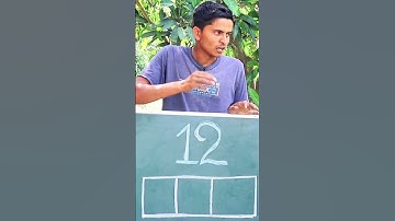 How to you write 12 in three box  #riddle #gamechallenge