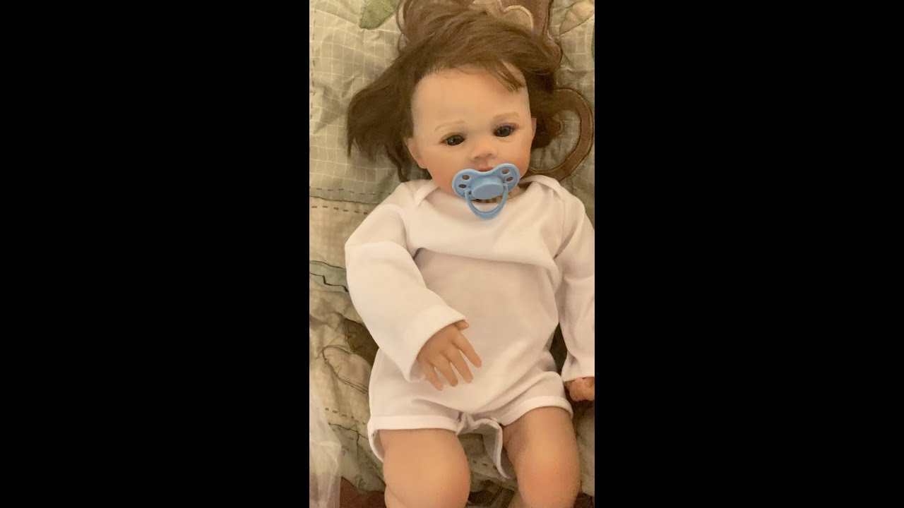 Temu BZ Doll cloth body reborn doll unboxing.Link in description. Goes back to full screen at 