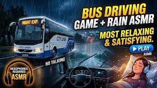 Most Satisfying Bus Driving Gameplay + ASMR 🤤
