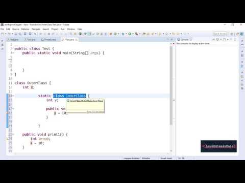 Java Inner Class 2 - Static Inner Class and Scope of Inner Class  (Bangla | বাংলা)