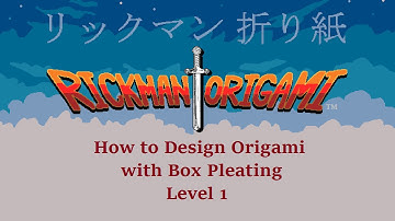 Box Pleating: Origami Design Tutorial (Level 1)