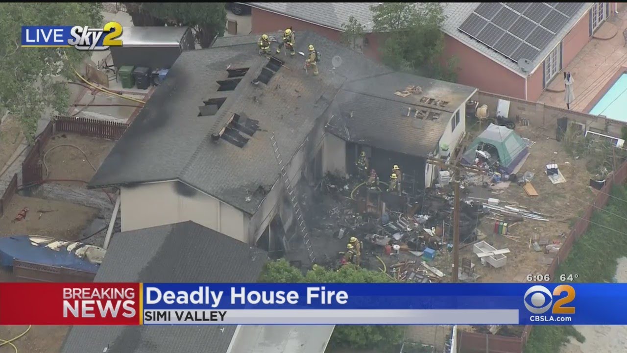 1 Person Killed In Simi Valley House Fire - YouTube