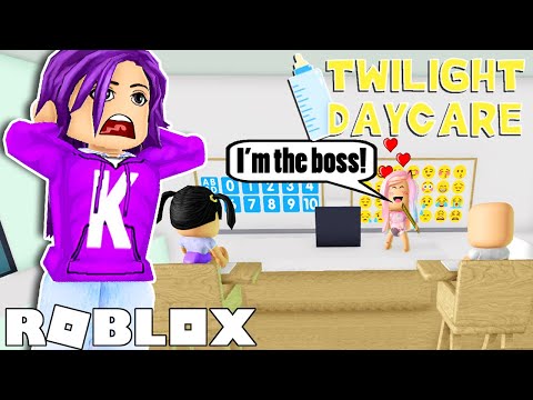 Baby Janet is in Charge of Twilight Daycare! | Roblox Roleplay