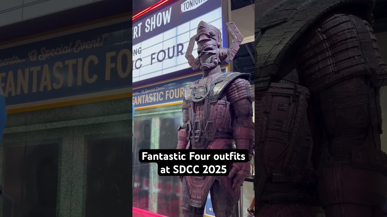 Fantastic Four Outfits from the movie! // San Diego Comic Con 2025