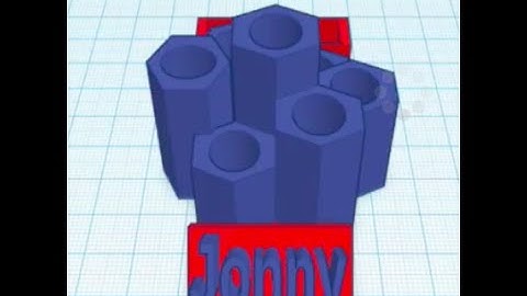 How To: TinkerCAD Pencil Holder