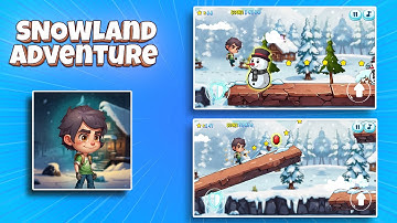 Snowland Adventure || Construct 3 Game Template || Source code