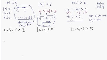 Algebra A Day 26 Solving absolute value inequalities 3 7)