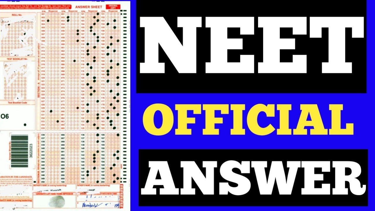 NEET EXAM 2021 OFFICIAL ANSWER KEY// NEET 2021 ANSWER KEY// NEET ANSWER KEY//NEET 2021 ANSWER KEY