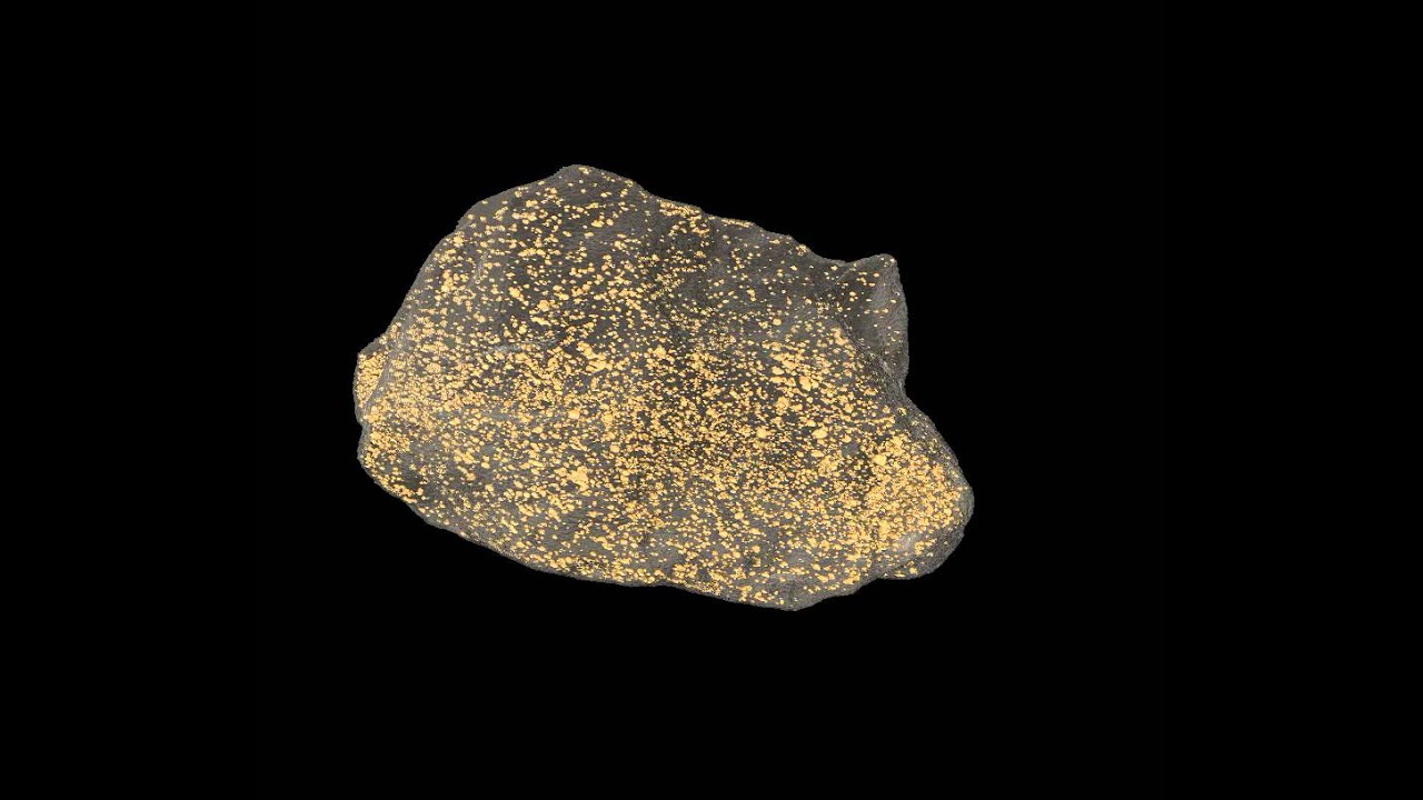 Meteor Inside First look inside the meteorite - YouTube