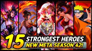 15 NEW META HEROES in Season 42!! Best Heroes to Rank Up FAST | Mobile Legends Tier List screenshot 2