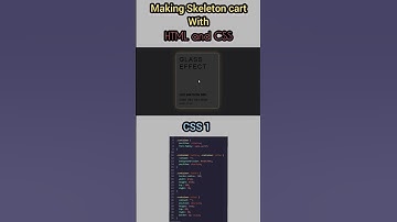 making Skeleton bank cart with HTML and CSS. #coding #dev #webdesign #html #css #programming #code