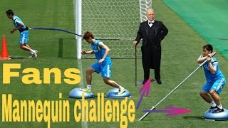 Football fans doing Mannequin Challenge | Compilation HD